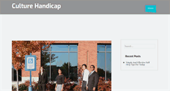Desktop Screenshot of culture-handicap.org